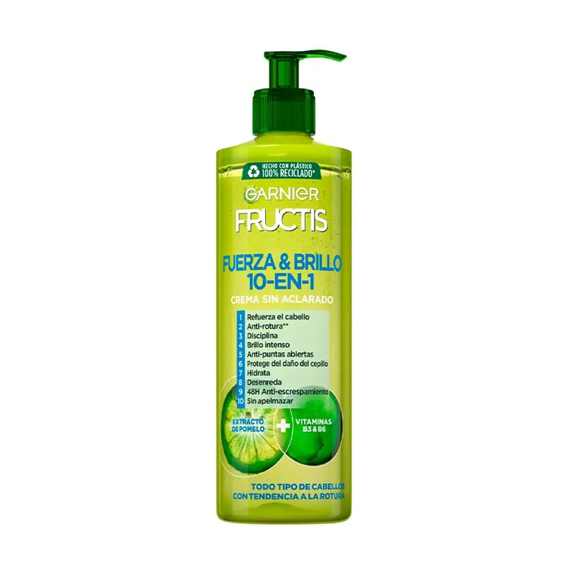 Fructis Força & Brilho 10 Em 1 Creme De Pentear 400 ml