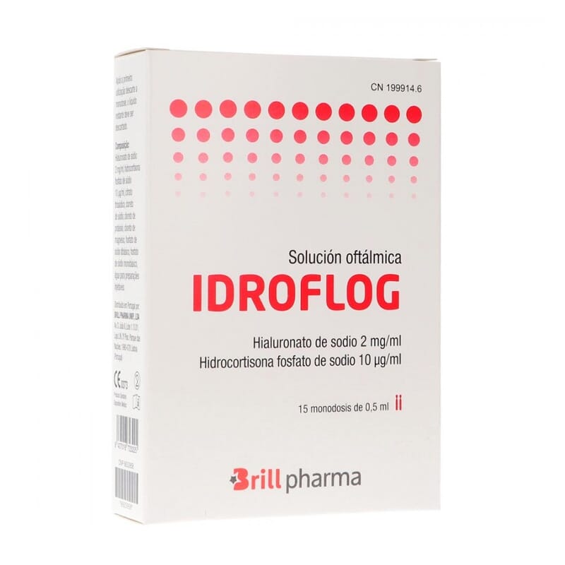 Idroflog Solución Oftálmica 15 Uds