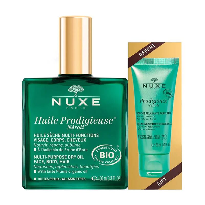 Huile Prodigieuse Néroli 100 ml + Prodigieux Douche 30 ml