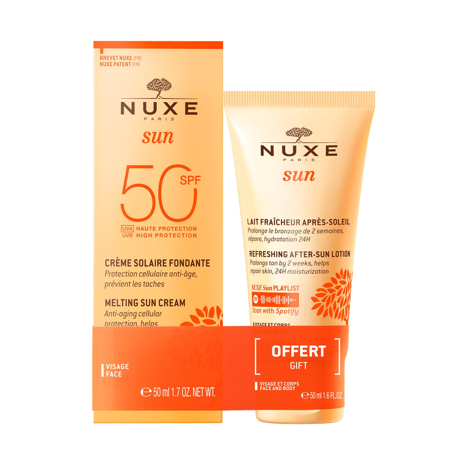 Sun Crema Fuente SPF50 50 ml + After Sun 50 ml