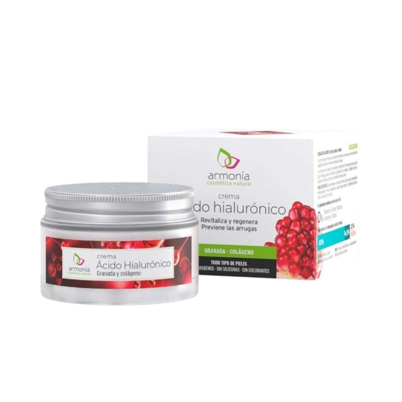 Crème Acide Hyaluronique Grenade et Collagène 50 ml