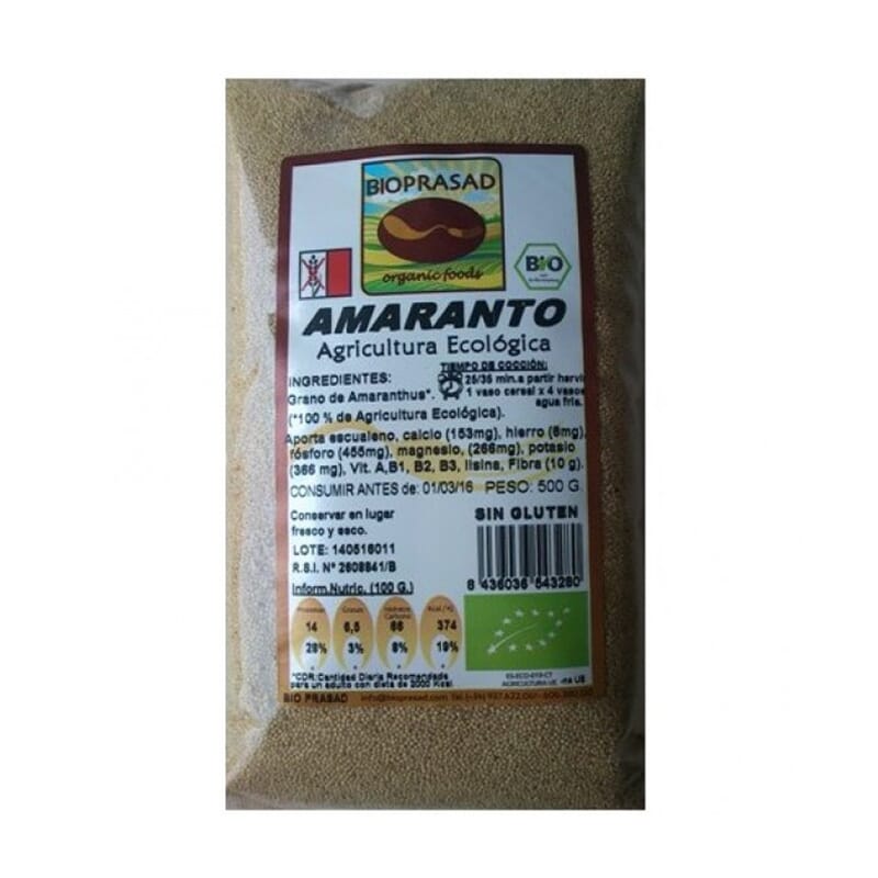 Amaranto En Grano Bio 500g