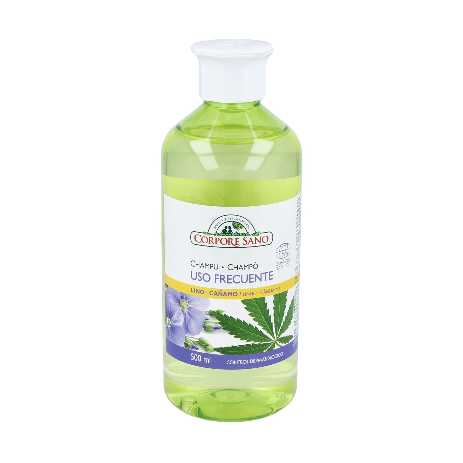 Champú Uso Frecuente Lino Y Cañamo 500 ml