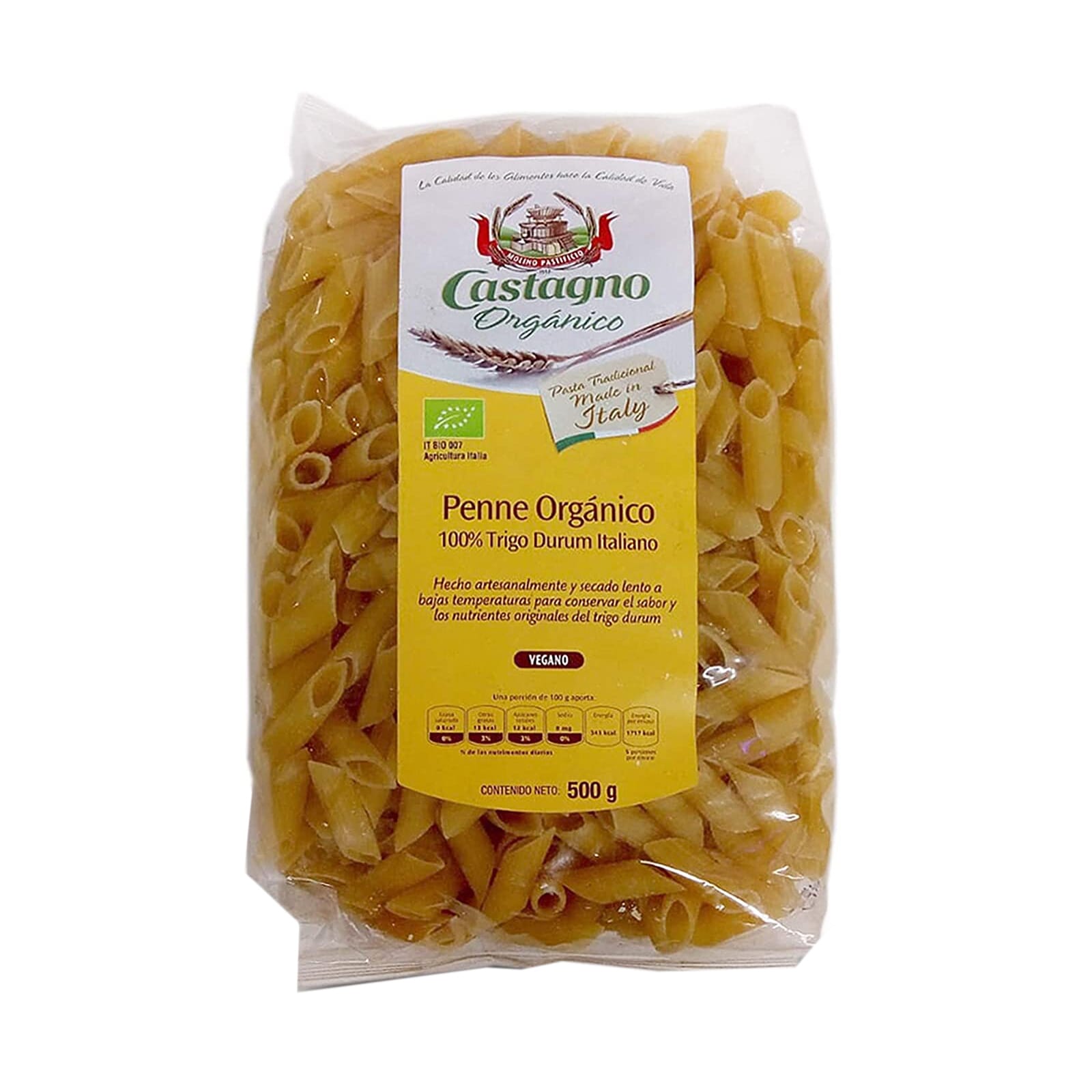 Macarrones De Trigo Blanco Bio 500g