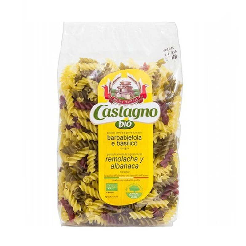 Espirales Tricolor Remolacha y Albahaca Eco 500g