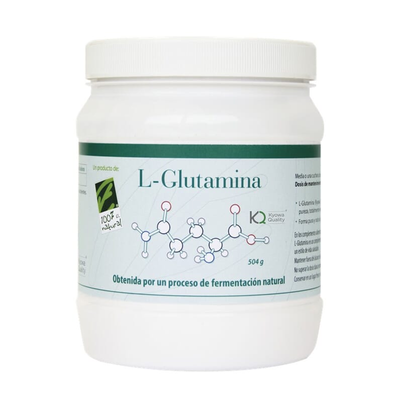 L-Glutamina 504g de Cien Por Cien Natural