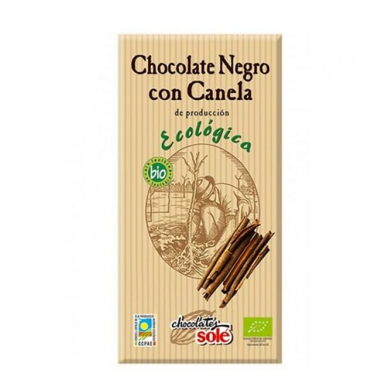 Chocolate Negro Con Canela Eco 150g
