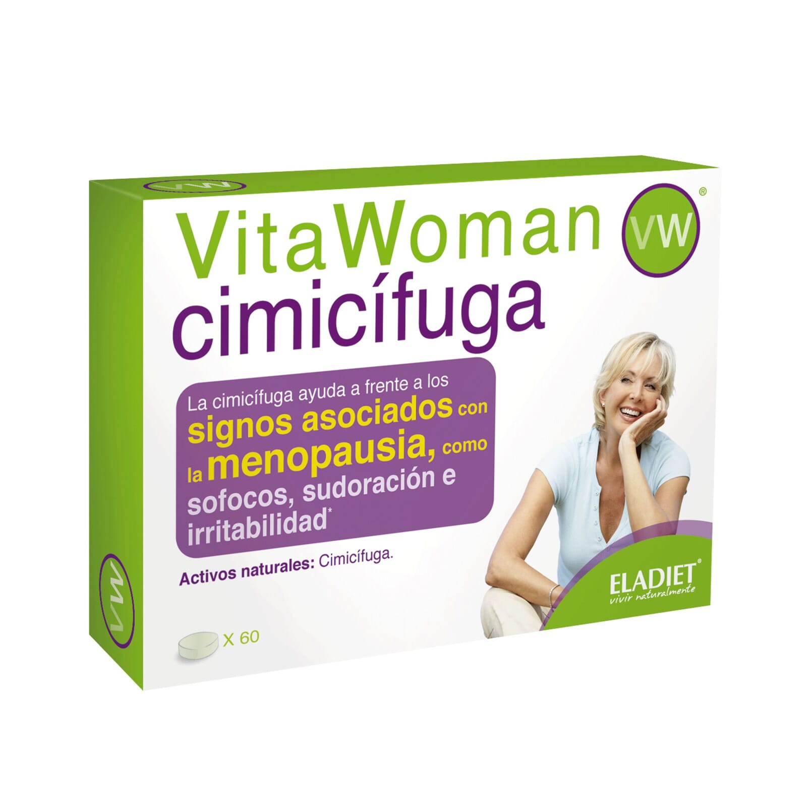 Vitawoman Cimicífuga 20 mg 60 Tabs