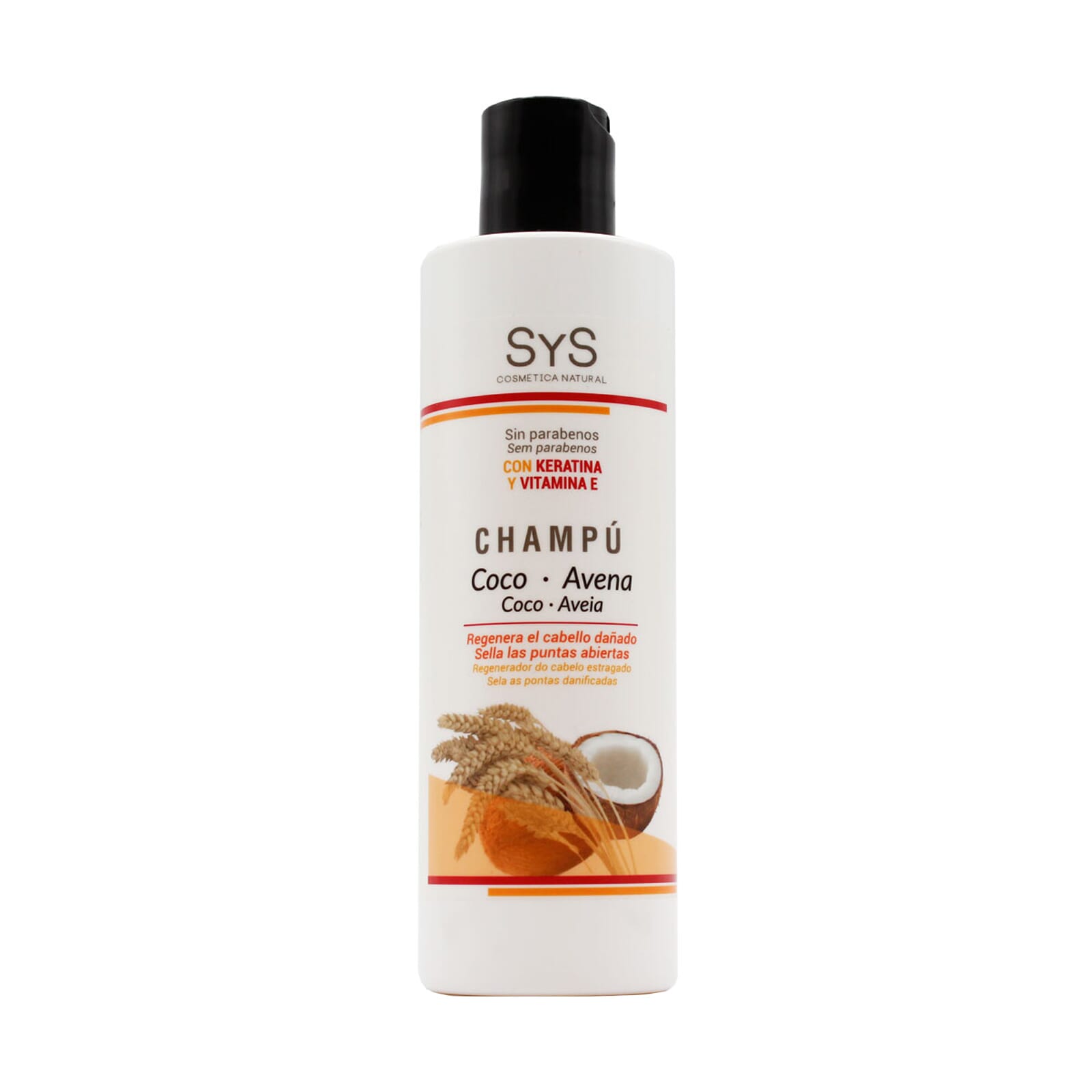 Champú Hidratante Coco Avena y Keratina 250 ml