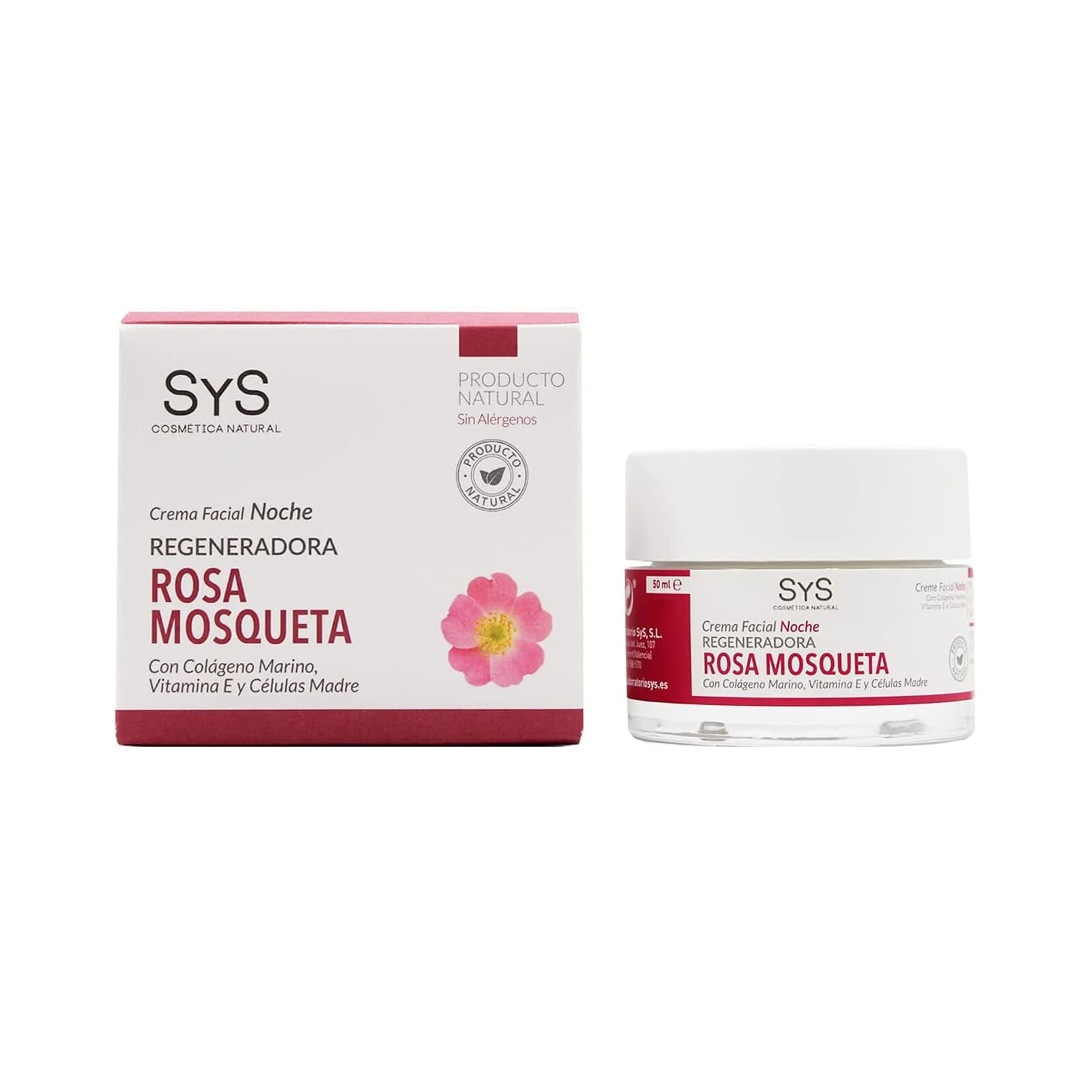 Crema Facial Rosa Mosqueta Noche 50 ml