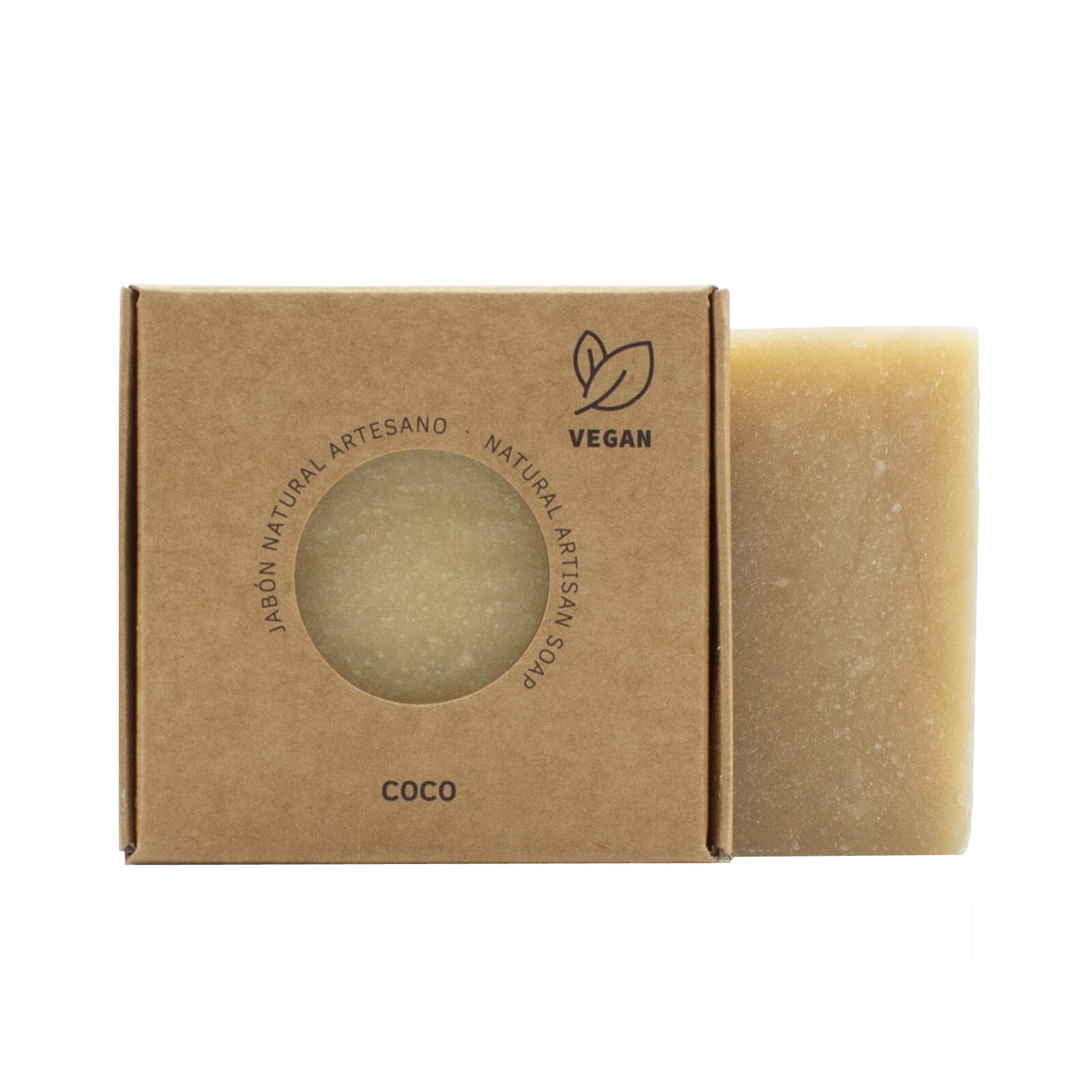 Natürliches Kokosnuss-Vegan-Seife 100g