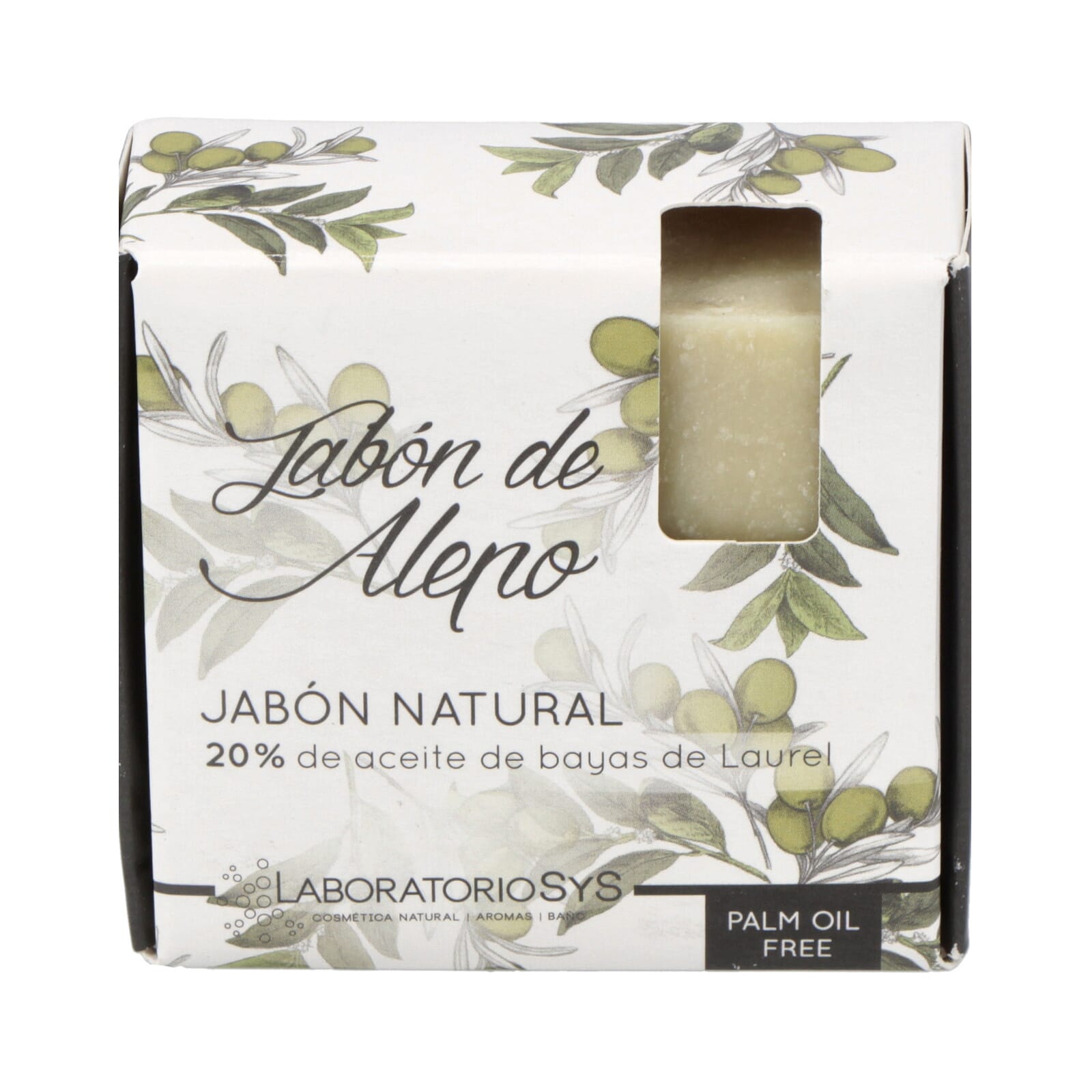 Natürliche Aleppo Seife Vegan 80g