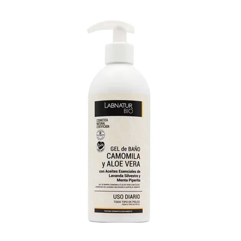 Labnatur Bio Gel de Douche Camomille et Aloe Vera 450 ml