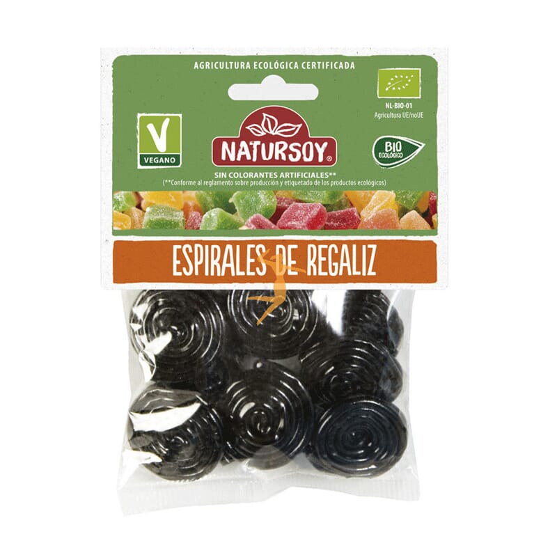 Espirales De Regaliz Bio 75g de Natursoy