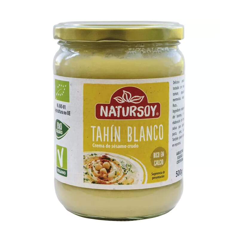 Tahin Blanco Crema De Sésamo Crudo Bio 500g