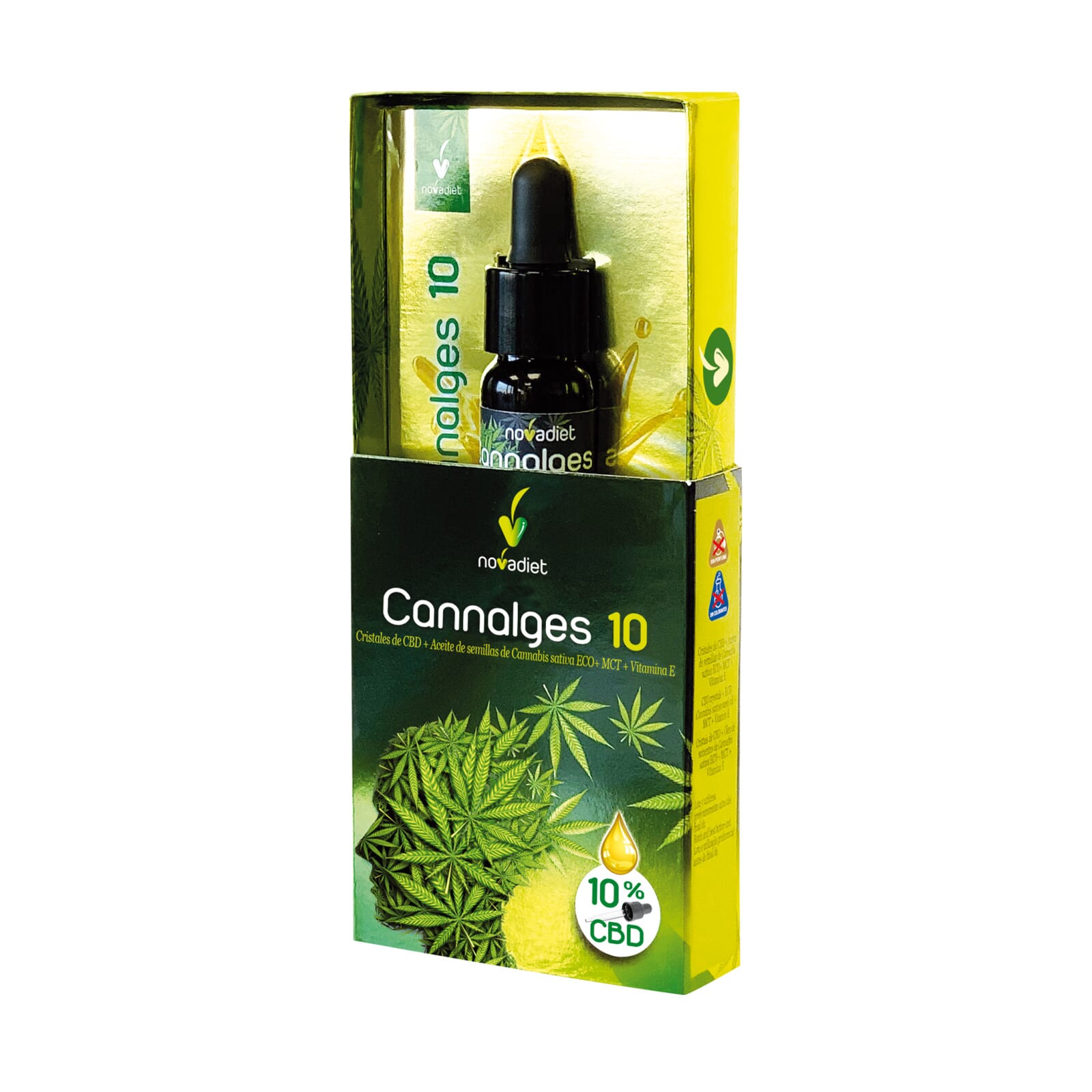 Cannalges 1o Cbd 10%   de Novadiet