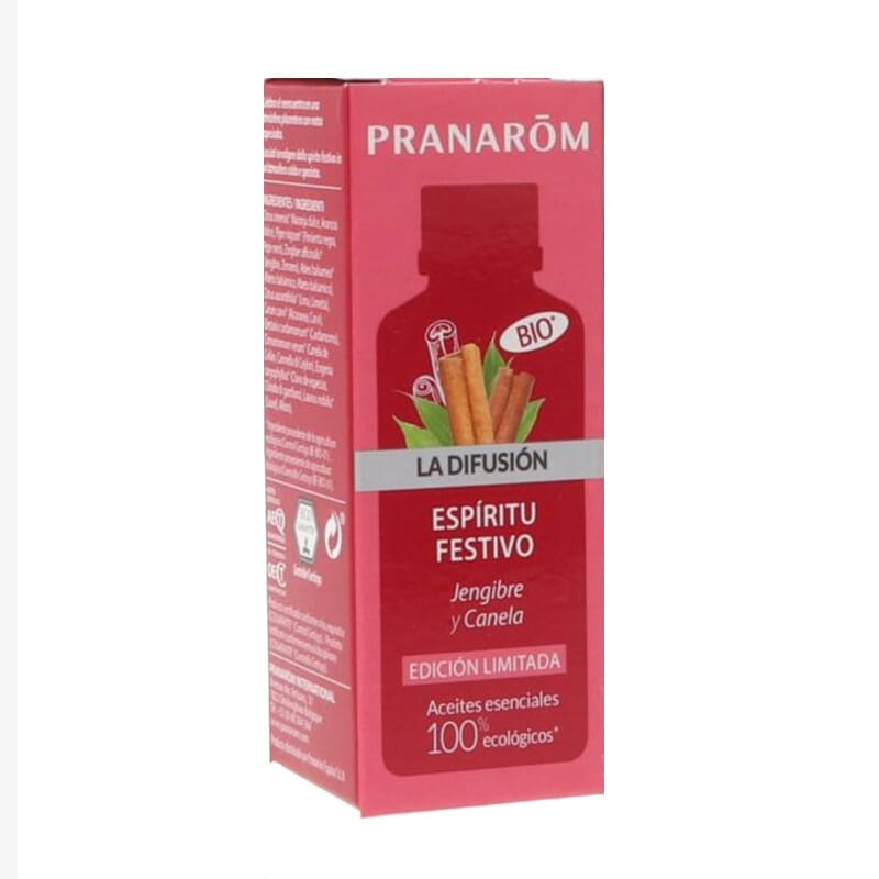 Espíritu Festivo Aceites Esenciales De Naranja y Jengibre  