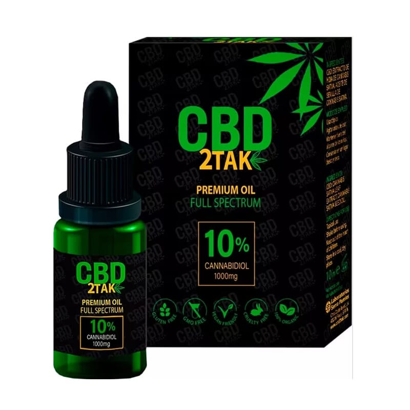 Aceite CBD 2TAK Premium 10% 10 ml