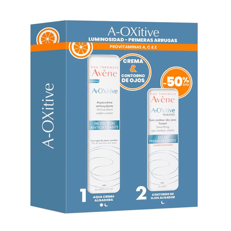 A-Oxitive Pack Crema Alisadora 30 ml + Contorno De Ojos 15 ml