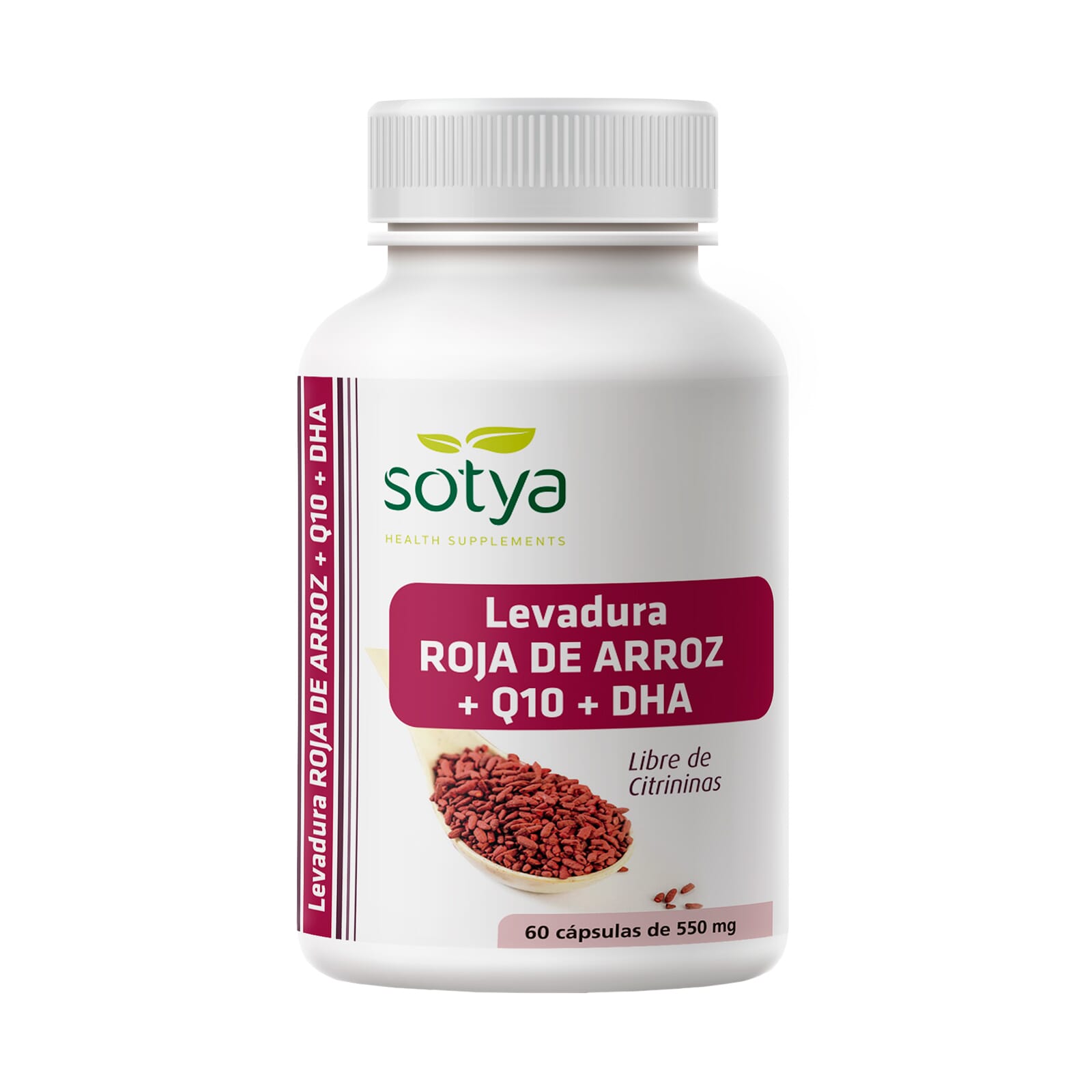 Levadura Roja De Arroz + Q10 + Dha 60 Caps