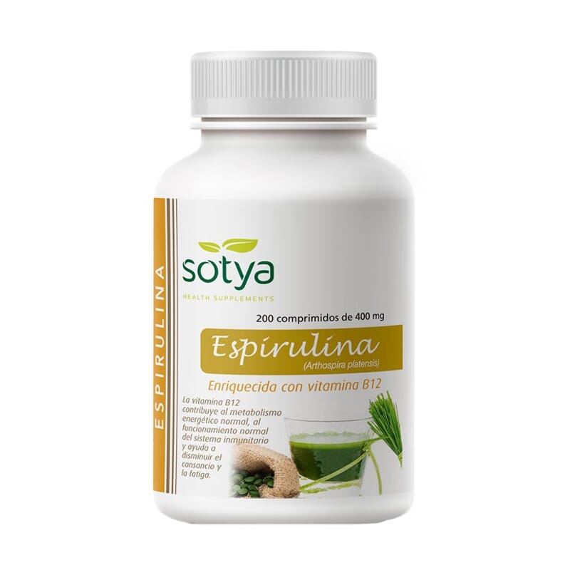 Espirulina 400 mg 200 Tabs