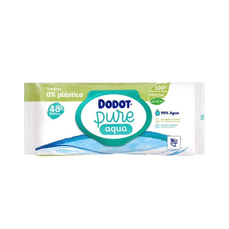 Comprar Dodot Aqua Pure Toallitas Humedas Para Bebes 48 Unidades a precio  de oferta