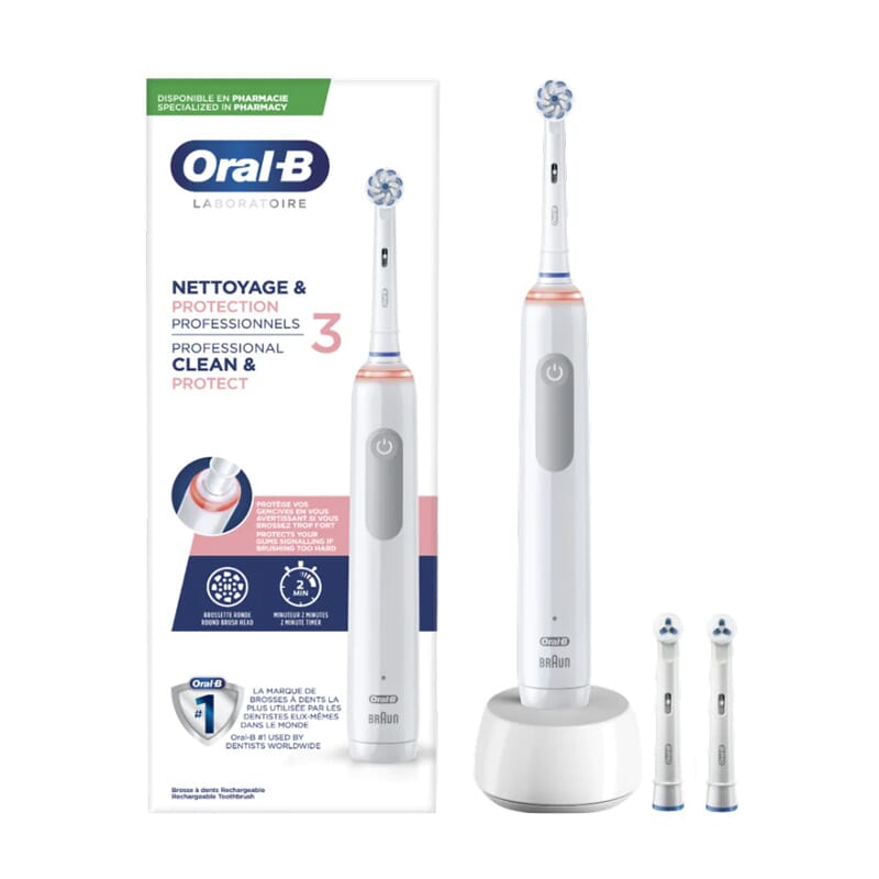 Oral-B Cepillo Eléctrico Protección Profesional 3 + 2 Cabezales