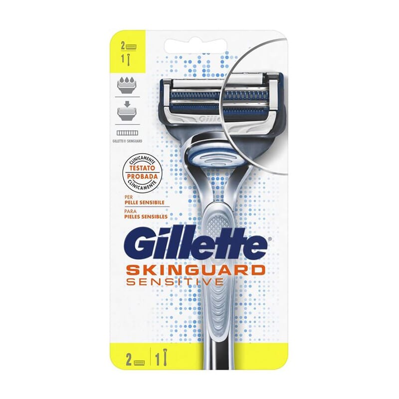 Gillette Skinguard Sensitive Aloe Mango Maquinilla + 2 Recambios