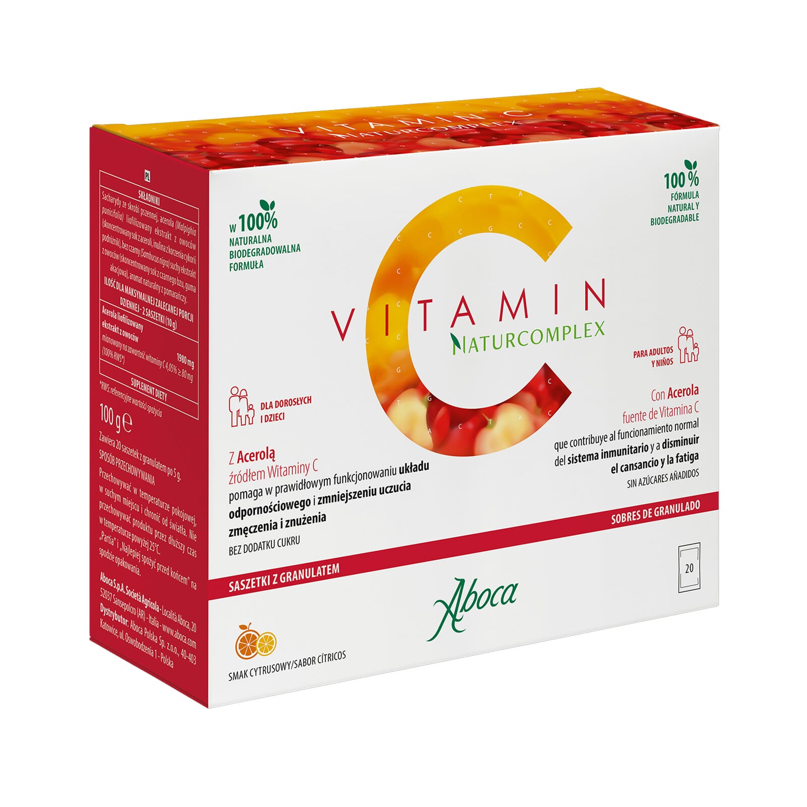 Vitamin C Naturcomplex 20 Sobres 5g