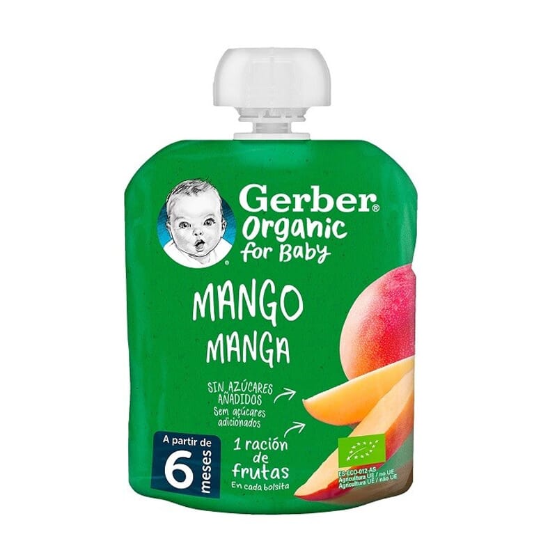 Pouch Organic Mango 90g