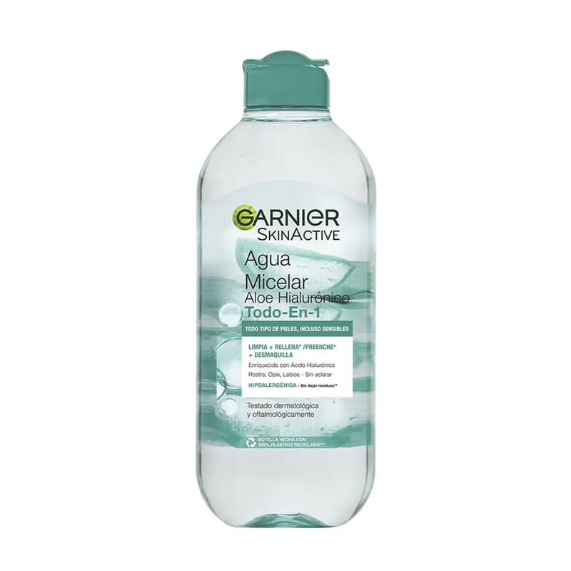 Skin Active Agua Micelar Aloe Hialurónico Todo-En-1 400 ml