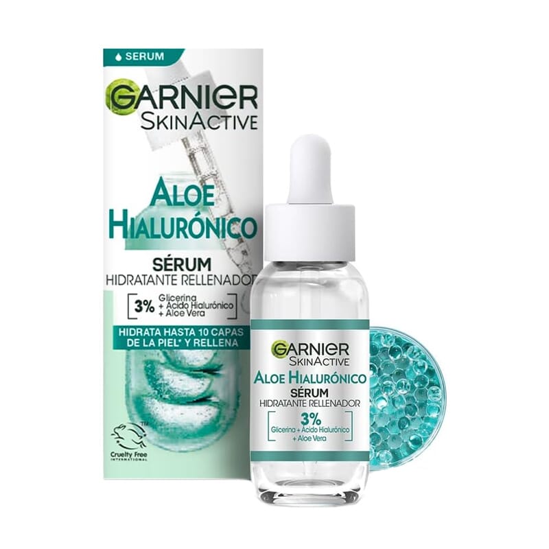 Skin Active Aloe Hialurónico Sérum Hidratante Rellenador 30 ml