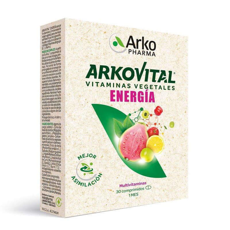 Arkovital Energía Multivitamínico 30 Tabs