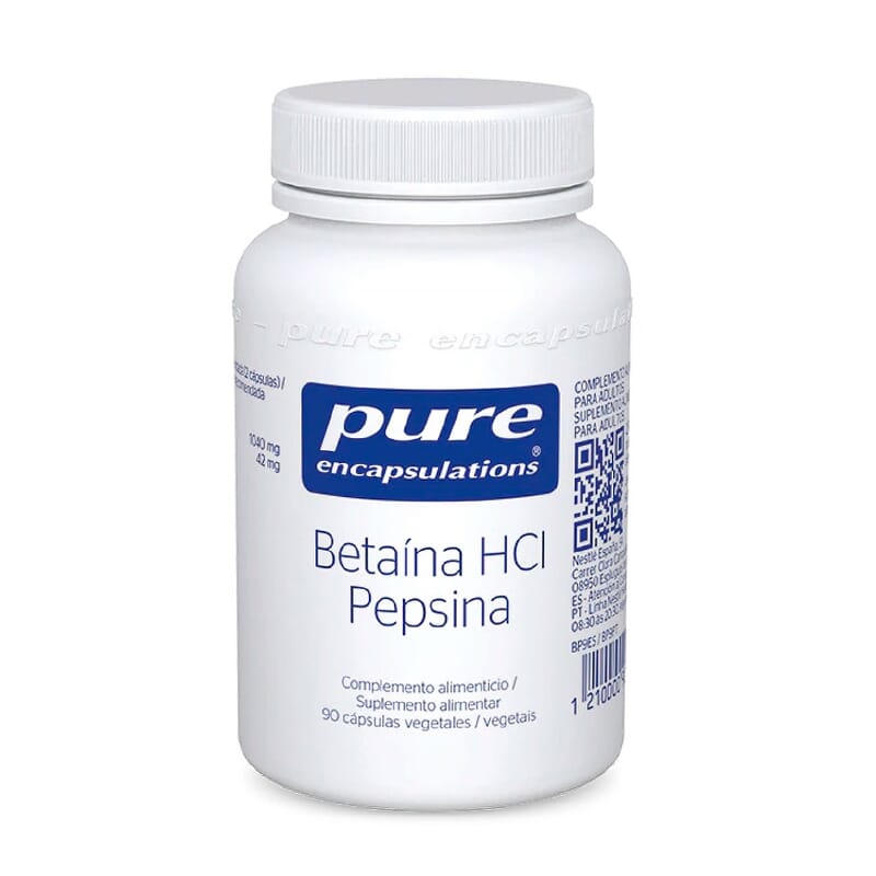 Betaína HCl Pepsina 90 VCaps