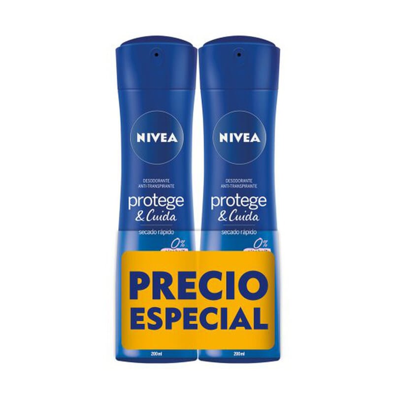 Protege Cuida Desodorante Spray Duplo 2 Uds 200 ml