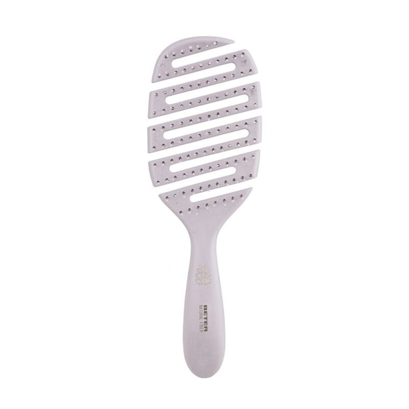 Natural Fiber Cepillo Esqueleto Flexible #Malva