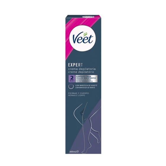 Veet Pure Crema Depilatoria Corpo Pelle Sensibile 200 ml