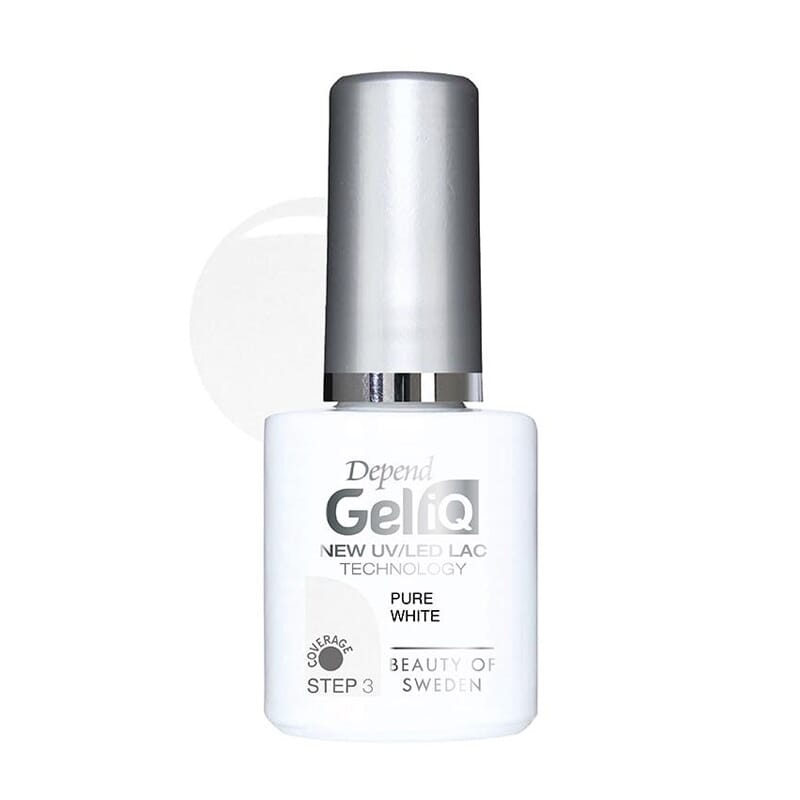 Verniz De Unhas Depend Gel iQ #Pure White