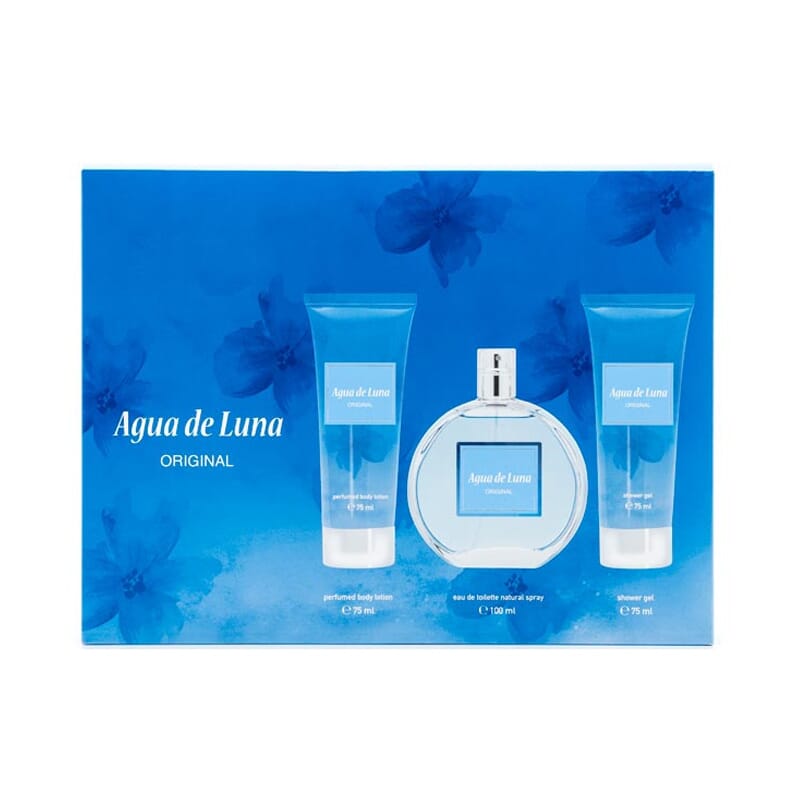 Agua De Luna EDT 100 ml + Body Lotion + Shower Gel Lote