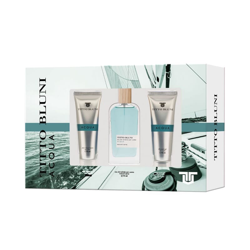 Acqua Man EDT 75 ml + After Shave 75 ml + Gel Banho 75 ml