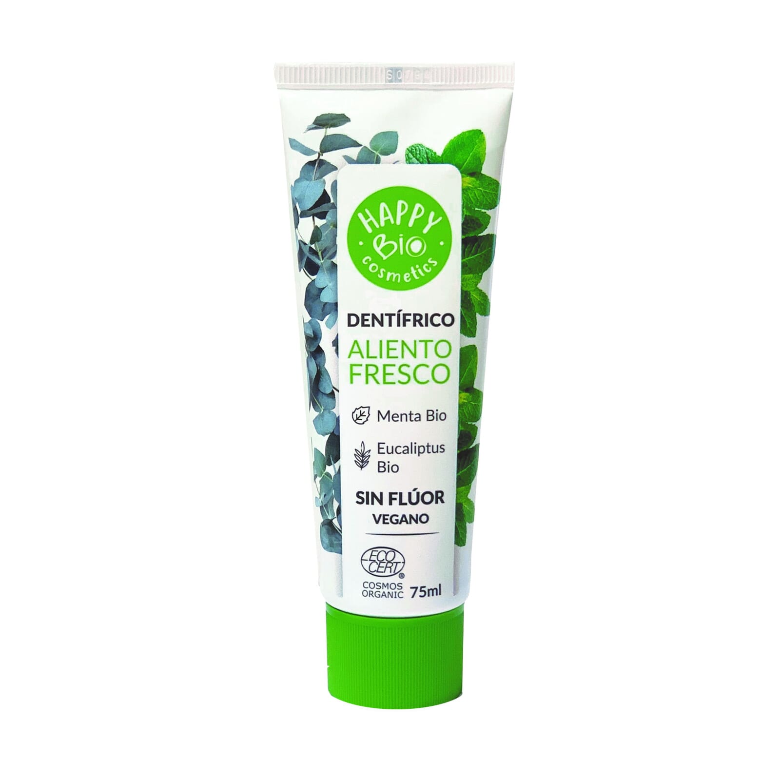Dentífrico Hálito Fresco Menta e Eucalipto Sem Flúor 75 ml