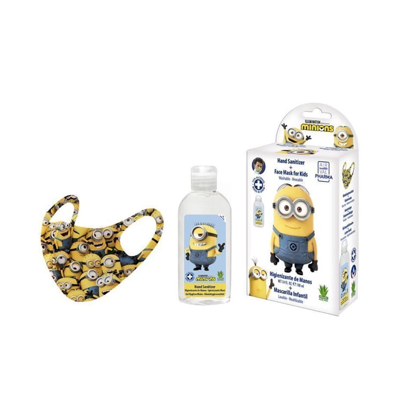 Minions Higienizante Manos 100 ml + Mascarilla