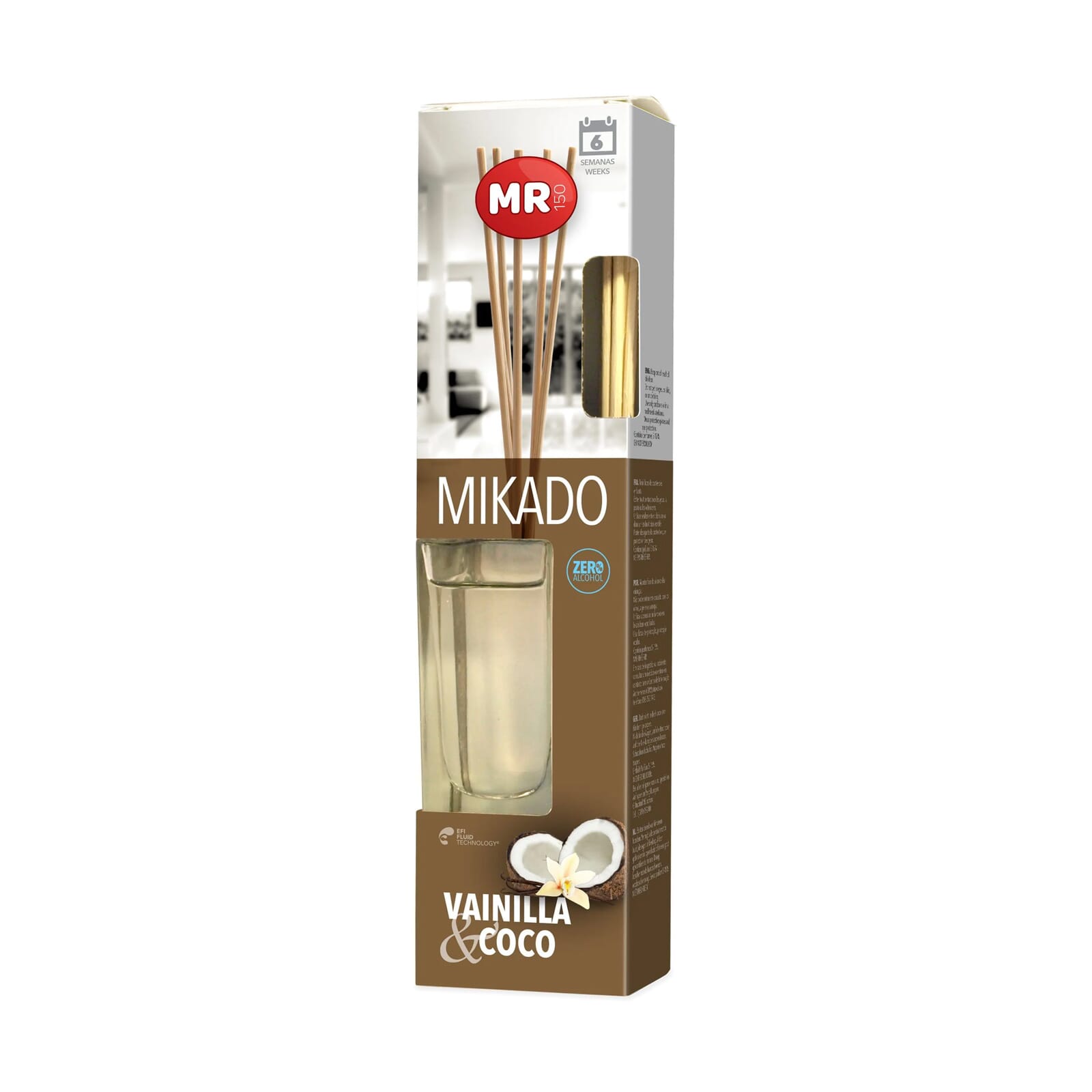 Mikado Désodorisant Vanille & Coco 37 ml