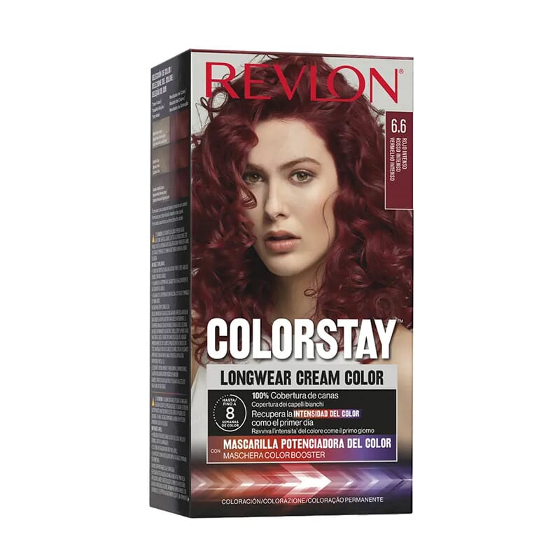 Colorstay Longwear Cream Color #6.6 Rojo Intenso