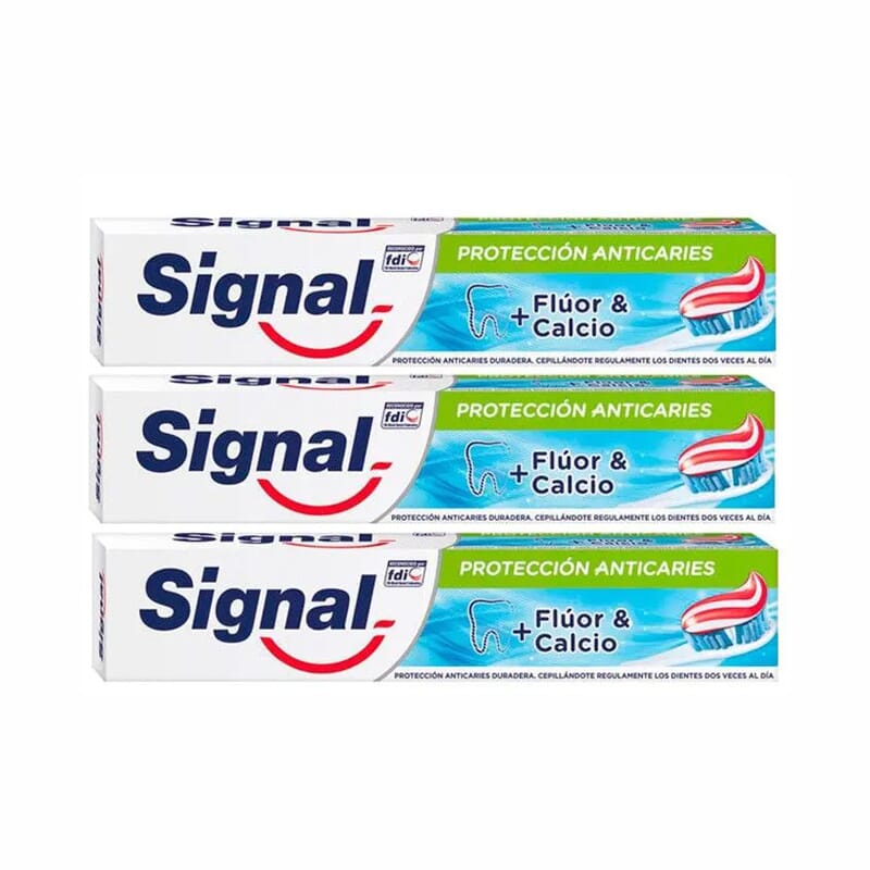 Tandpasta Bescherming Anti-cariës Fluor 3 Ud 75 ml