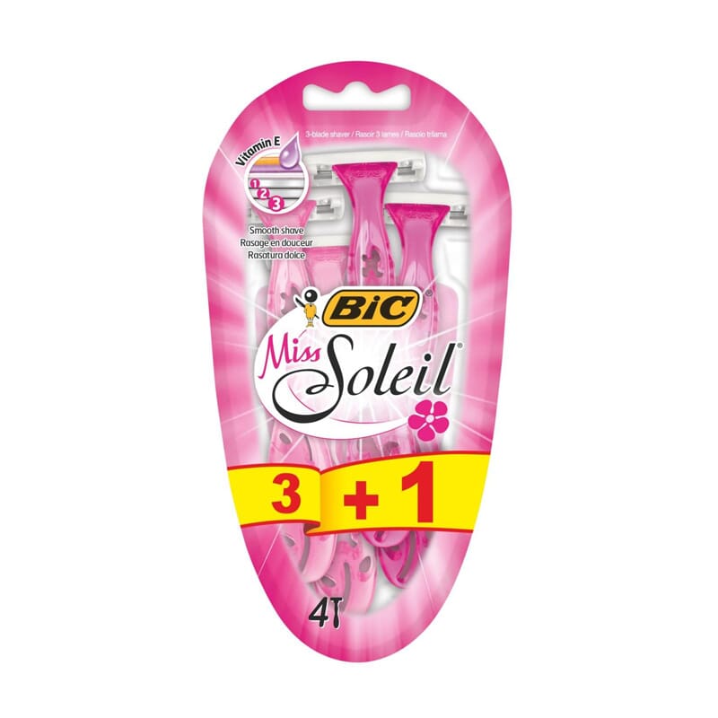 Miss Soleil Maquinilla Desechable 4 Uds