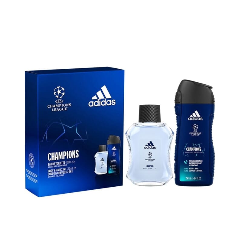 Champions League Set EDT 100 ml + Gel De Ducha 250 ml Lote