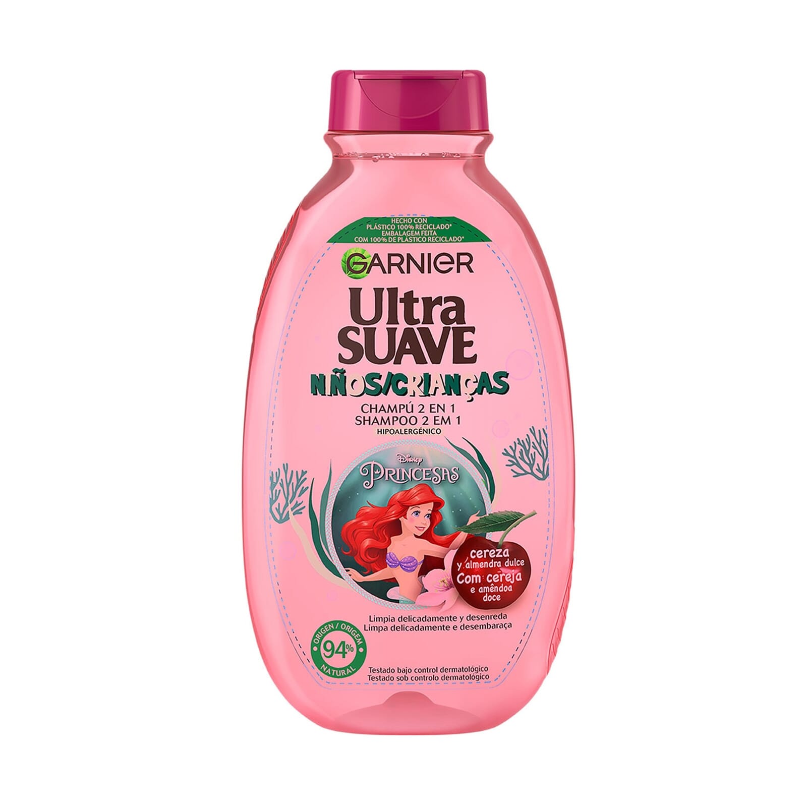Ultra Suave Champú Niños 2 En 1 La Serenita Cereza 250 ml