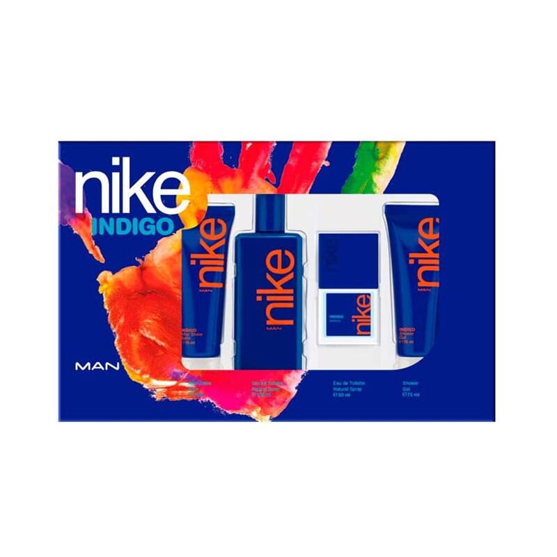 Nike Indigo Man Set EDT 100 ml + 3 Pezzi Lotto