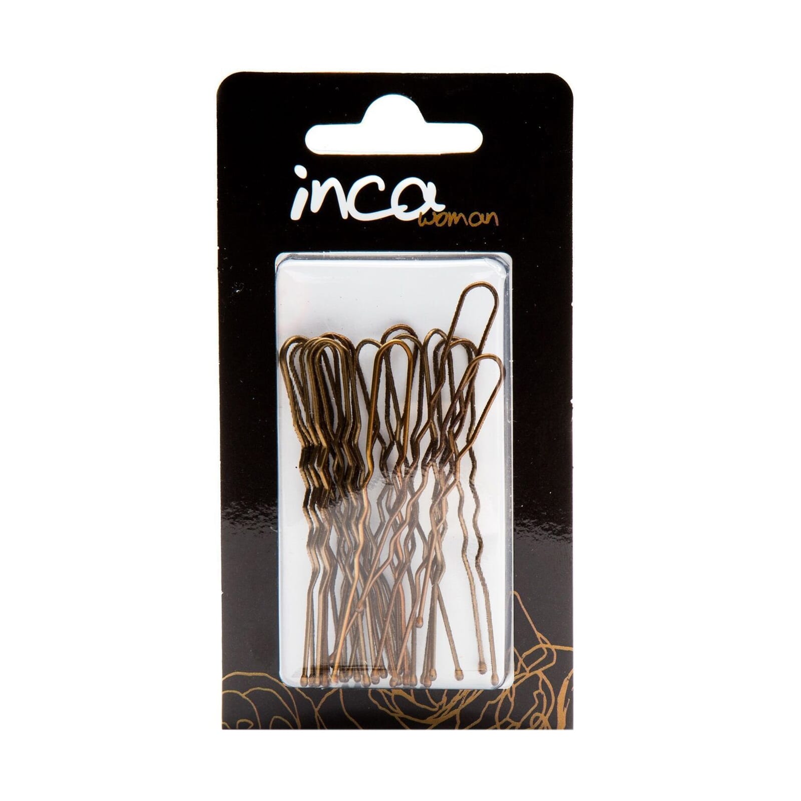 Horquillas Moño 6 cm #Dorado Invisible 20 Uds